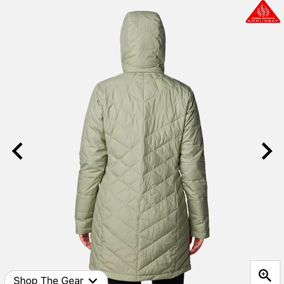COLUMBIA | NWT❗️Women’s Heavenly Long Hooded Jacket & Nordic Cuffed Beanie - Picture 9 of 9